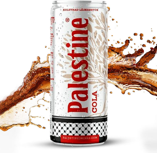 Palestine Drinks - Palestine Cola – Carbonated Soft Drink, 330ml can, multiple packs